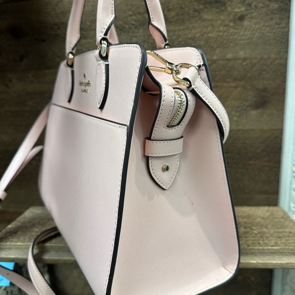 Kate Spade New York Pink Leather Satchel Crossbody - Picture 2 of 10